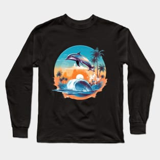 I Love Dolphins Long Sleeve T-Shirt